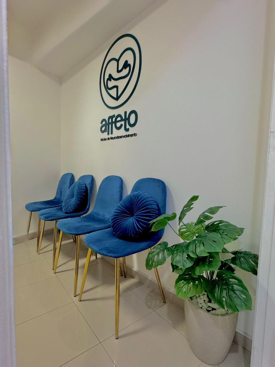 Sala de atendimento da Núcleo Affeto